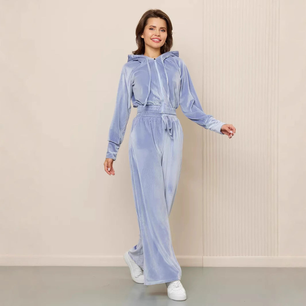 zipper Cardigan & Pants