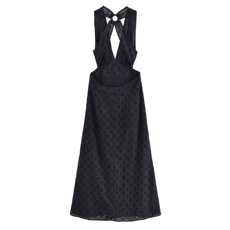 Hollow Embroidery Dress
