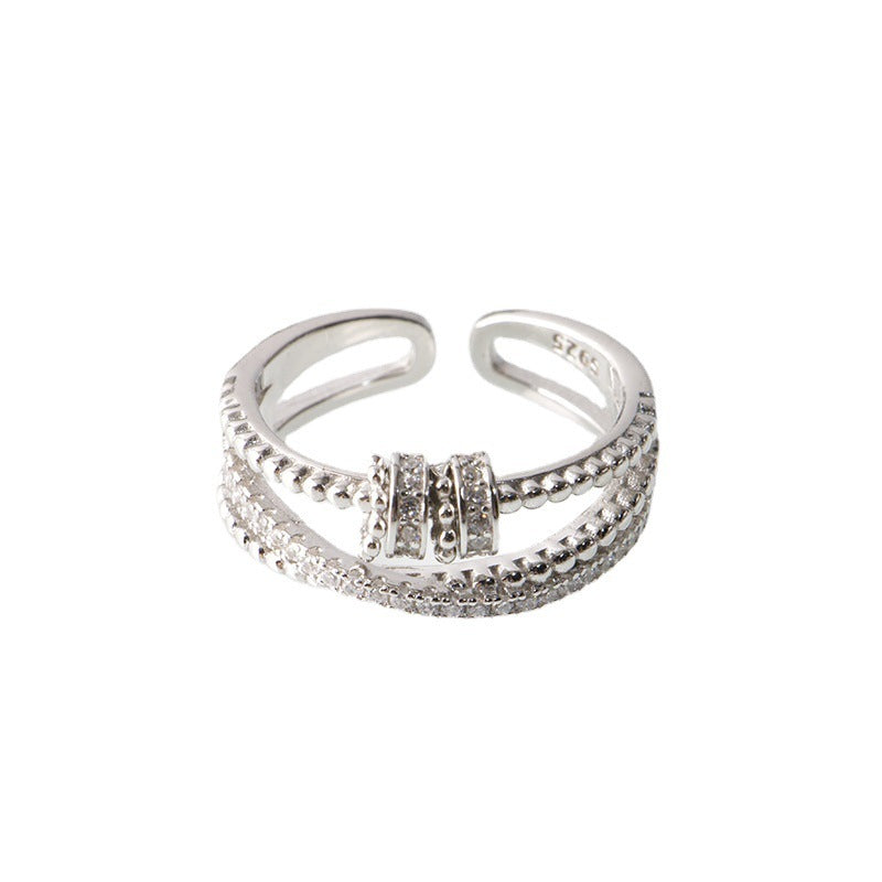 S925 Sterling Silver Roating Ring