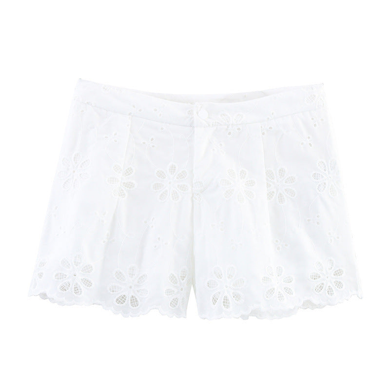 Embroidered Shorts