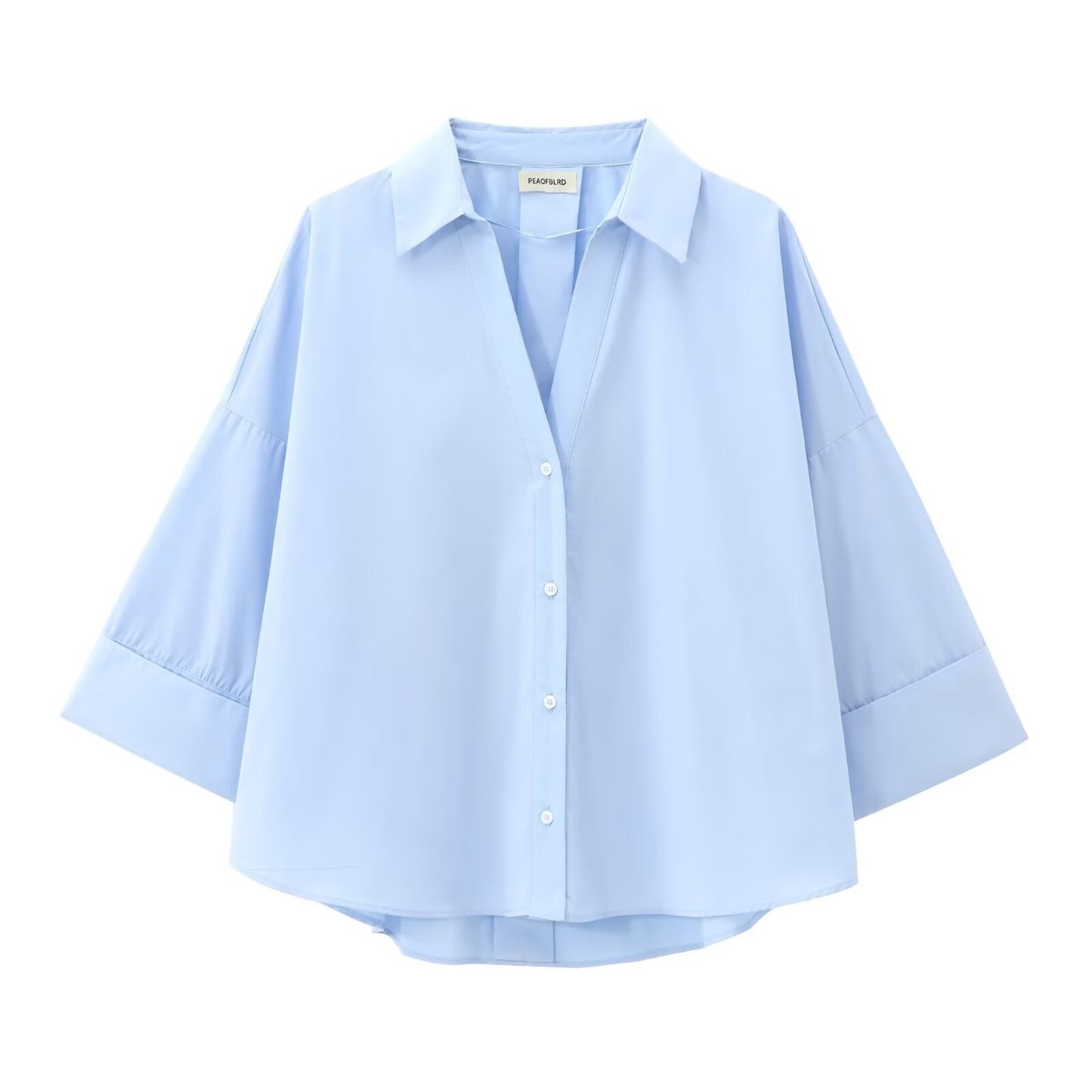 Loose Poplin Shirt