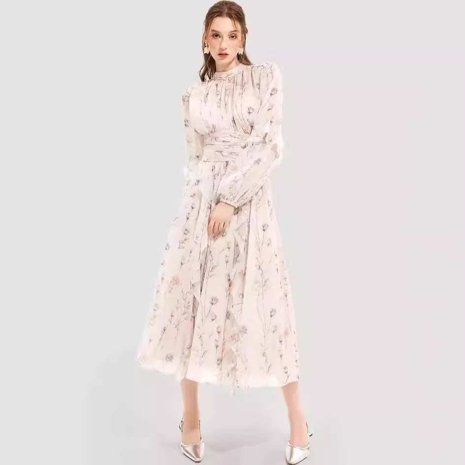Chiffon Printed Dress