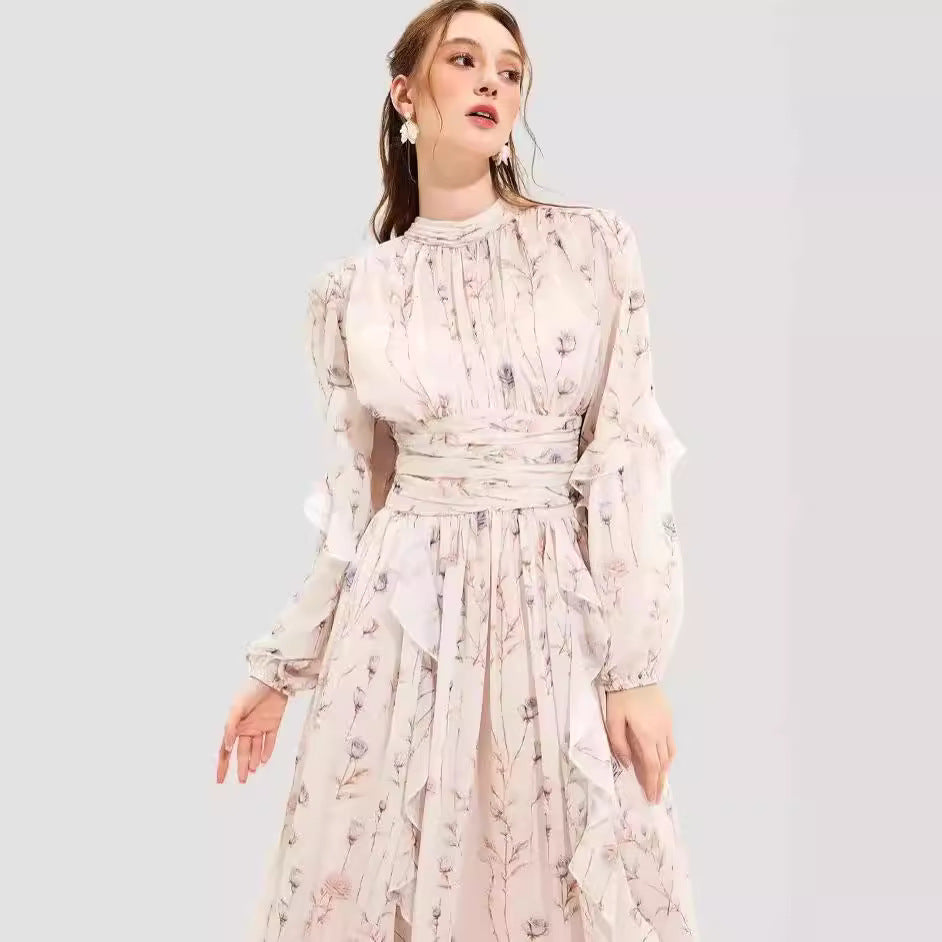 Chiffon Printed Dress