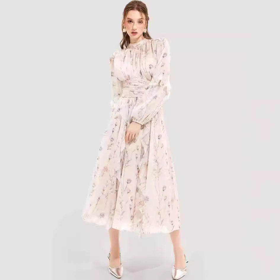 Chiffon Printed Dress