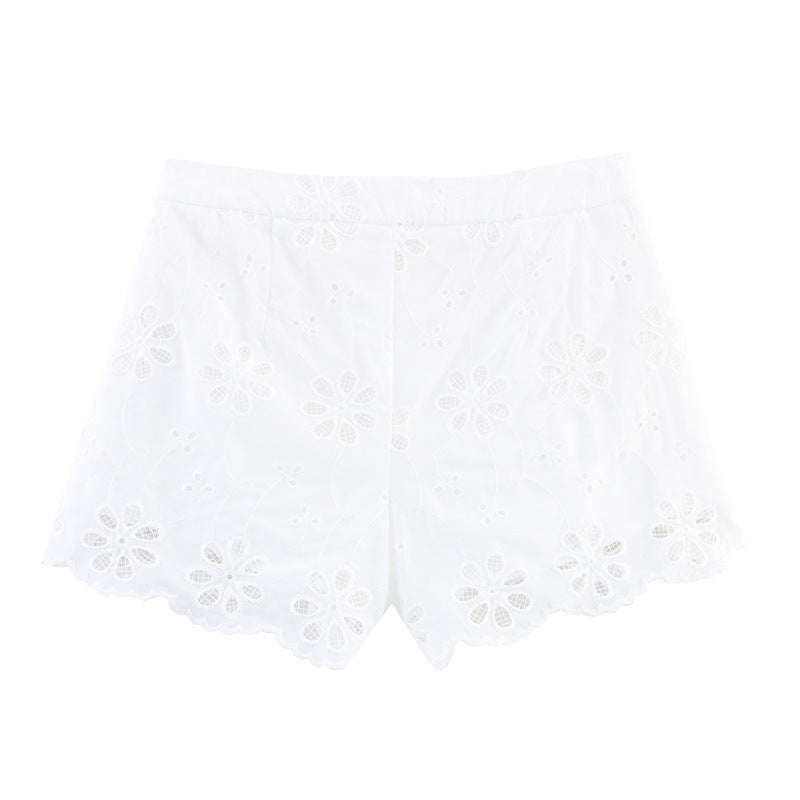 Embroidered Shorts