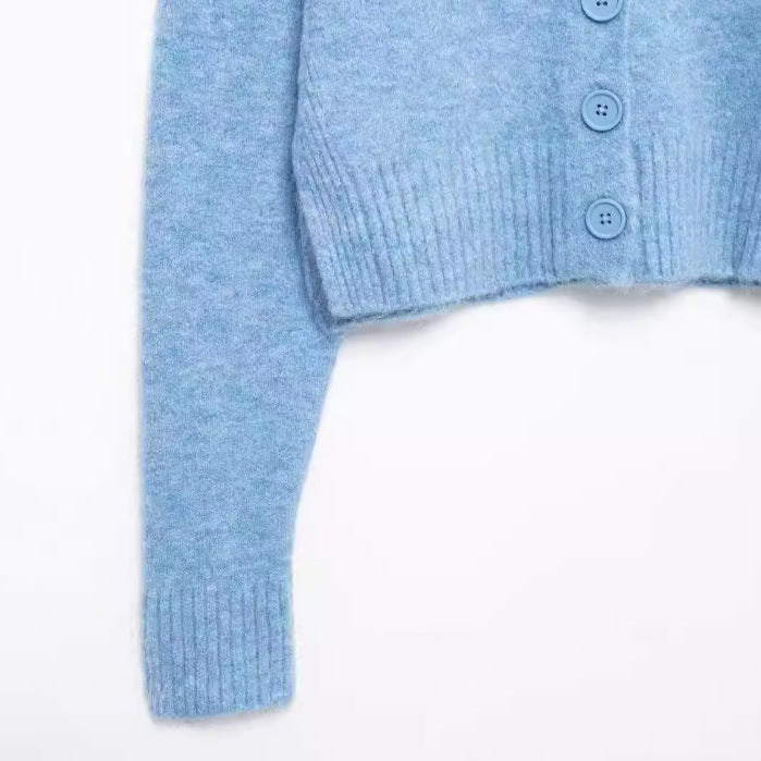 Soft Long Sleeve Knitted Coat