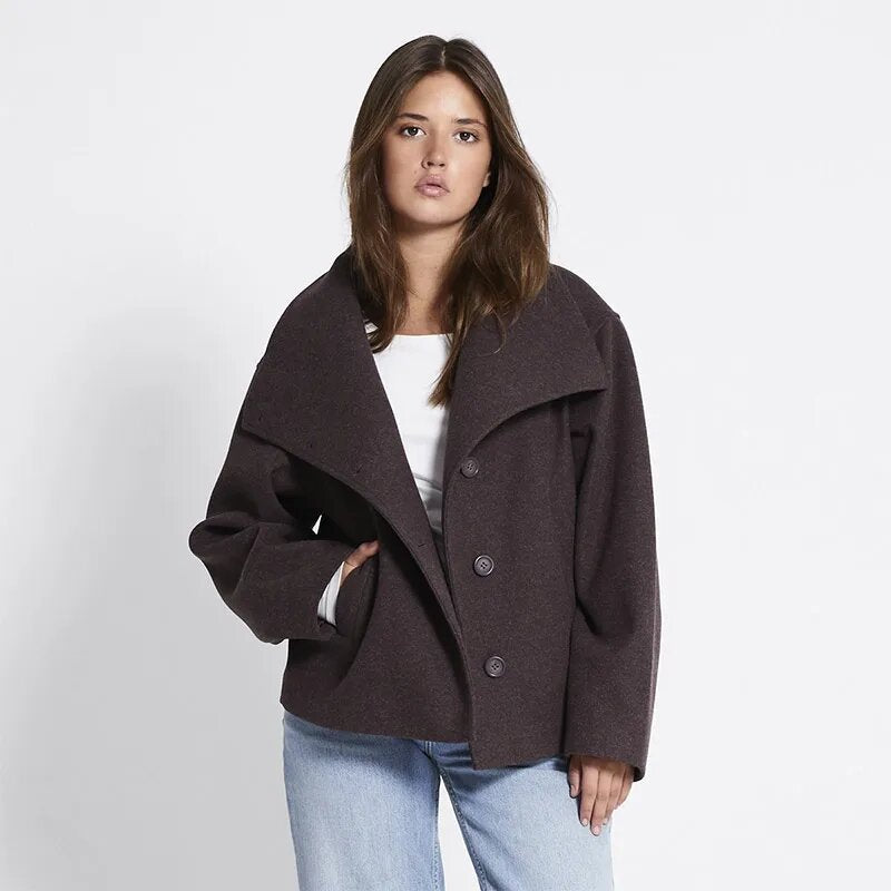 Single breasted Woolen Coat