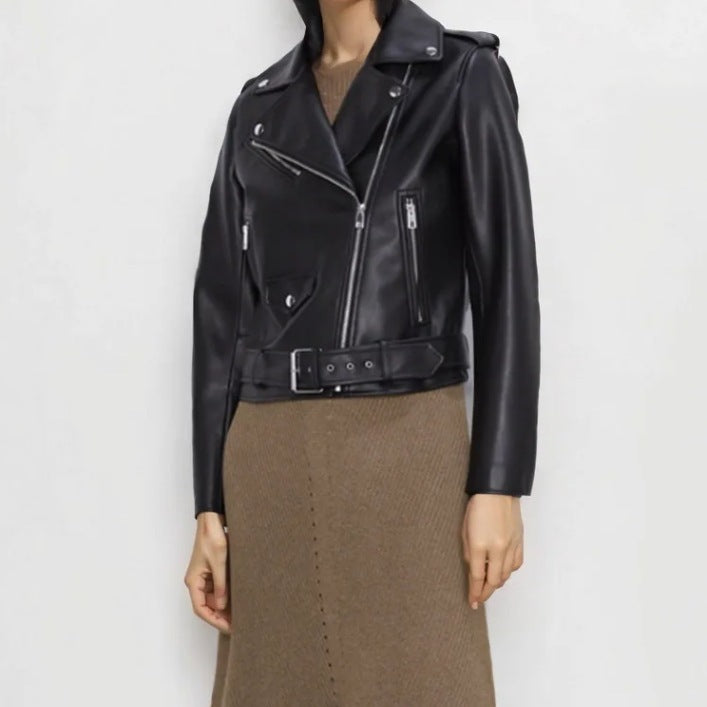 Women's Leather Coat