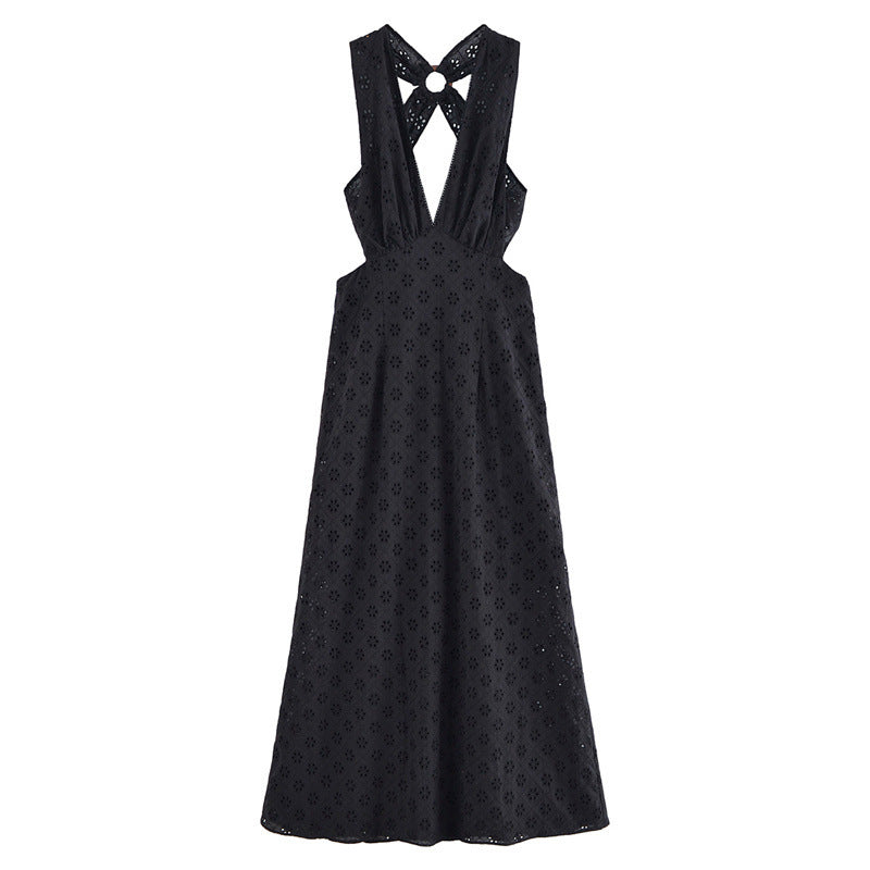 Hollow Embroidery Dress