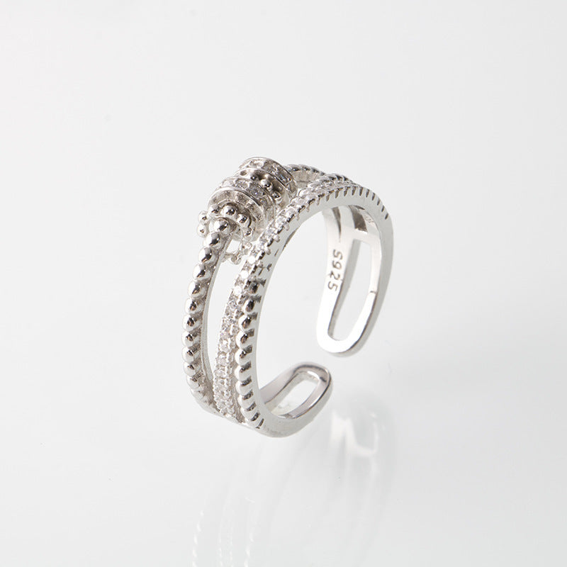 S925 Sterling Silver Roating Ring