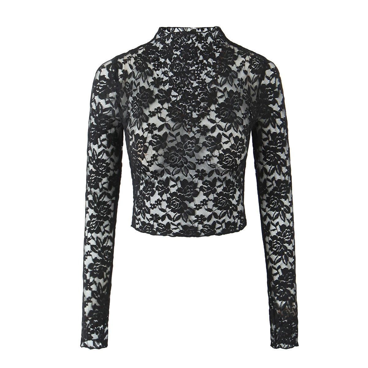 Women's Turtleneck Long-sleeved Top