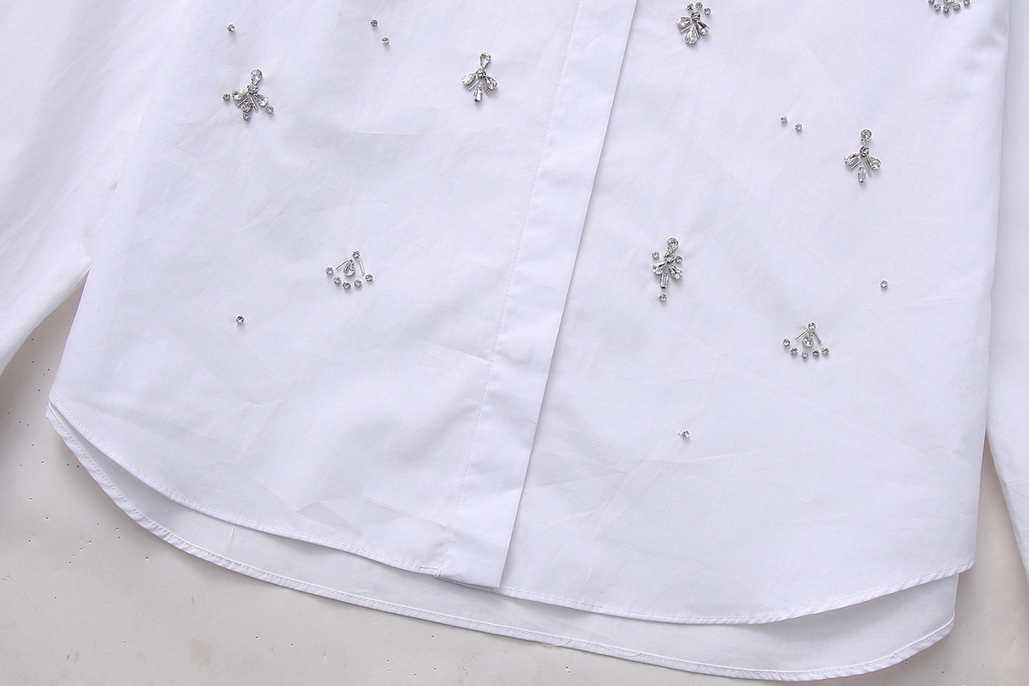 Women's Jewelry Poplin Shirt