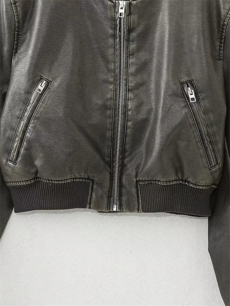 Leather jacket