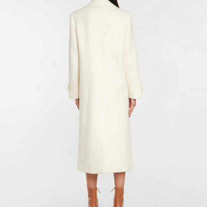 Double Breasted White Coat
