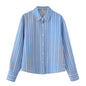 Striped Poplin Cotton Shirt