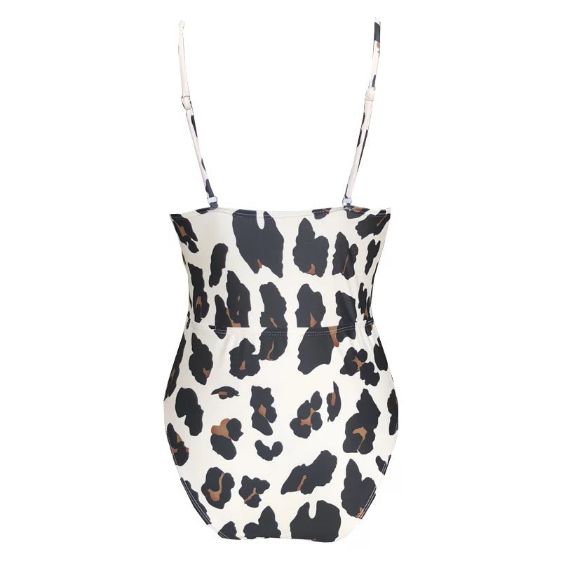 Leopard print swimsuit
