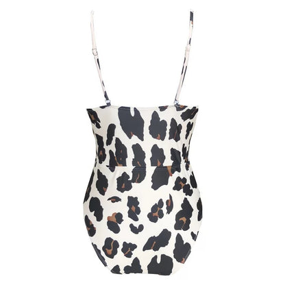 Leopard print swimsuit