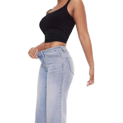 Wide-leg Pants High Waist Hip Lift Straight Loose Jeans
