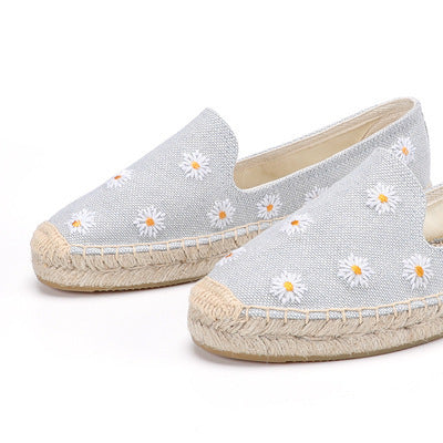 Women's Thick-soled Breathable Canvas Shoes