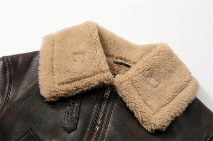 Warm Short Artificial fur Jacket