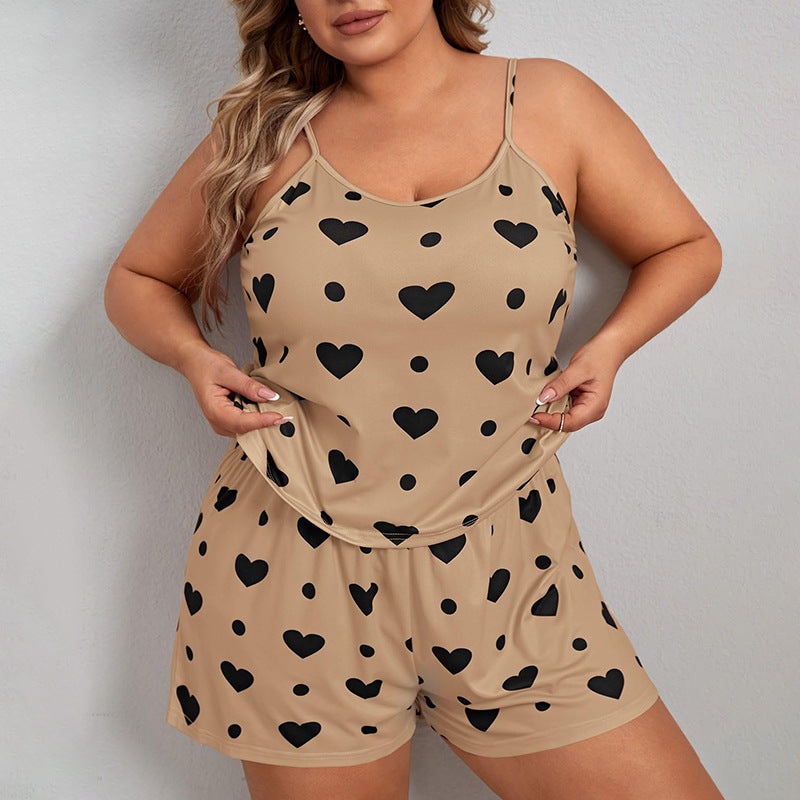 Plus Size Women's Pajamas Women's Four Seasons Homewear Camisole