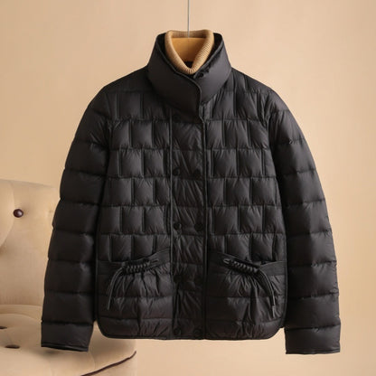 Fashion Simple Thin Lightweight Short Type Down Jacket