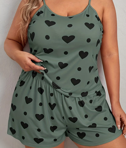 Plus Size Women's Pajamas Women's Four Seasons Homewear Camisole