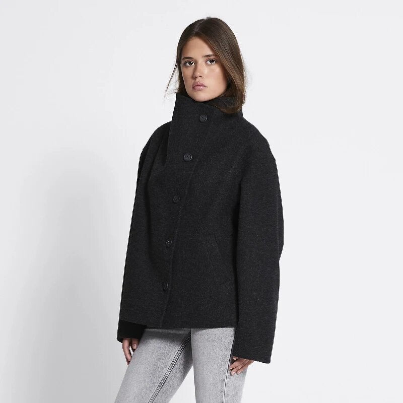 Single breasted Woolen Coat