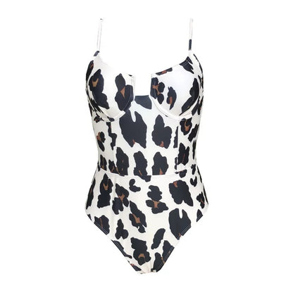 Leopard print swimsuit