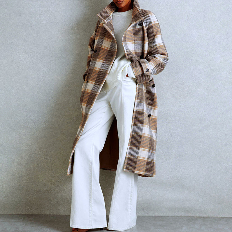 Plaid Color Coat