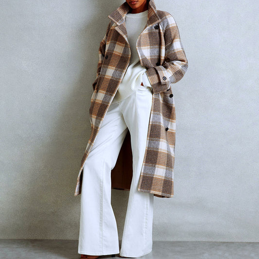 Plaid Color Coat