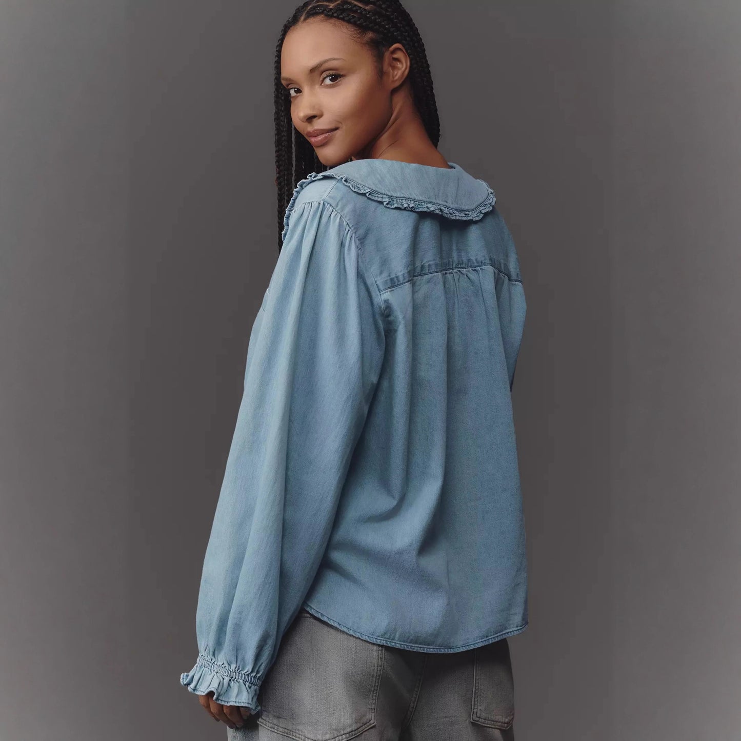 Denim Long Sleeve Shirt