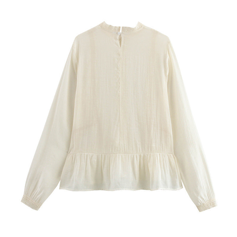 Round Neck Loose Shirt