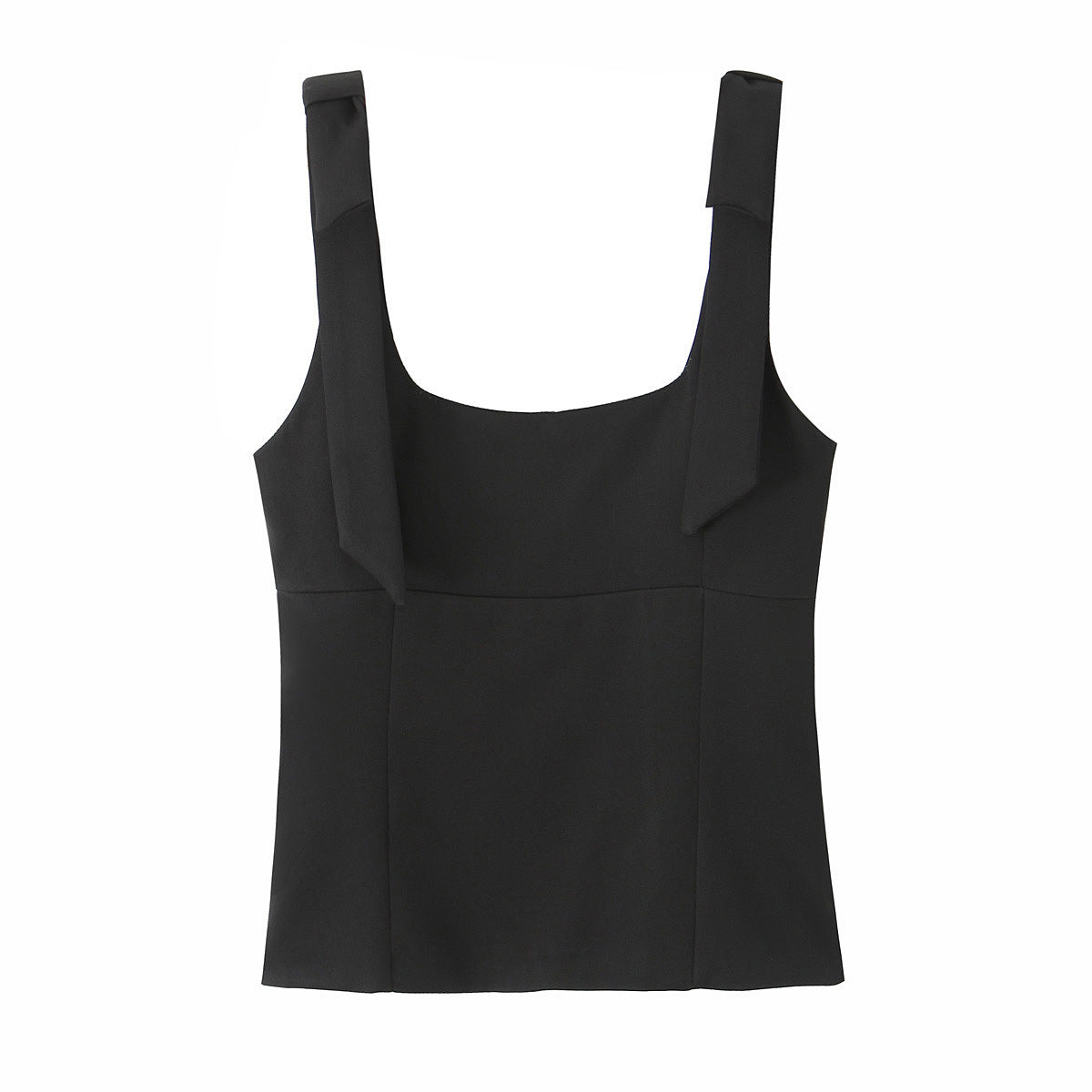 Bowknot-decorative Stretch Top