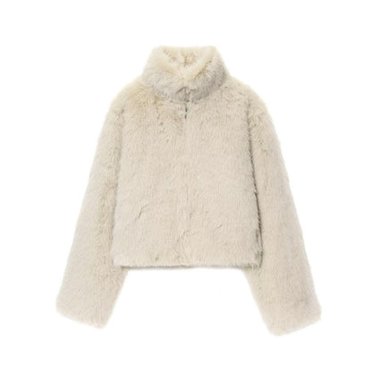 Short Artificial Fur Jacket