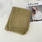 Soft Sticky Warm Fashion Basic Outer Wear Solid Color Scarf For Women