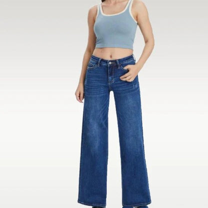 Wide-leg Pants High Waist Hip Lift Straight Loose Jeans