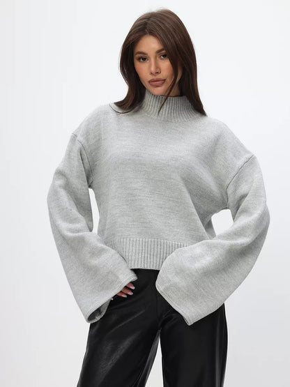 Loose Short Knitted Sweater