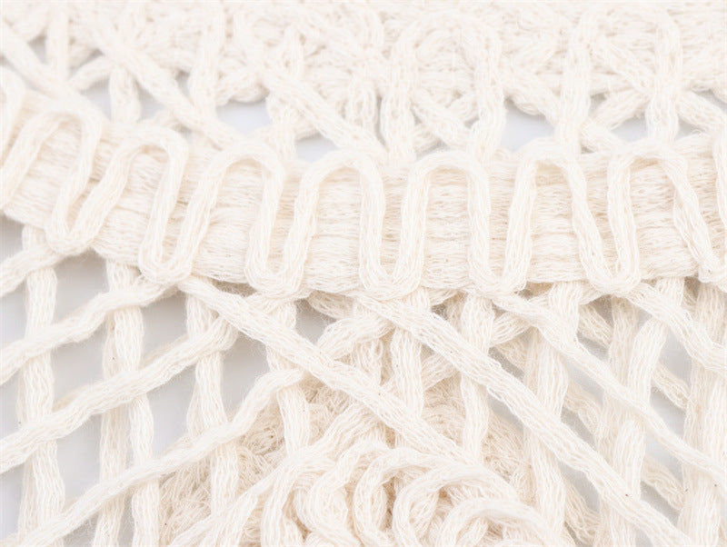 Long Sleeves Crocheted Top