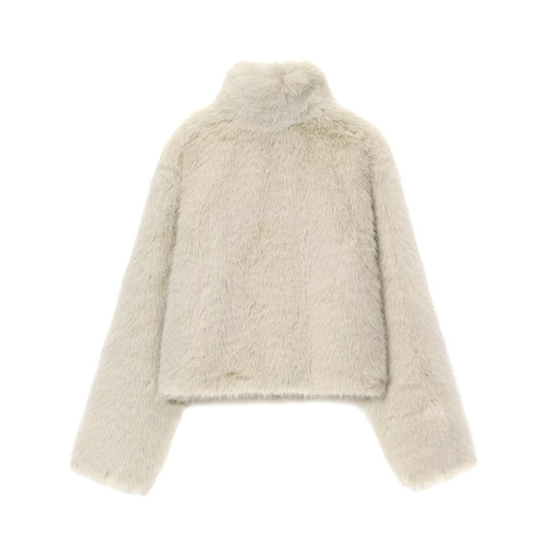 Short Artificial Fur Jacket
