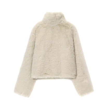 Short Artificial Fur Jacket