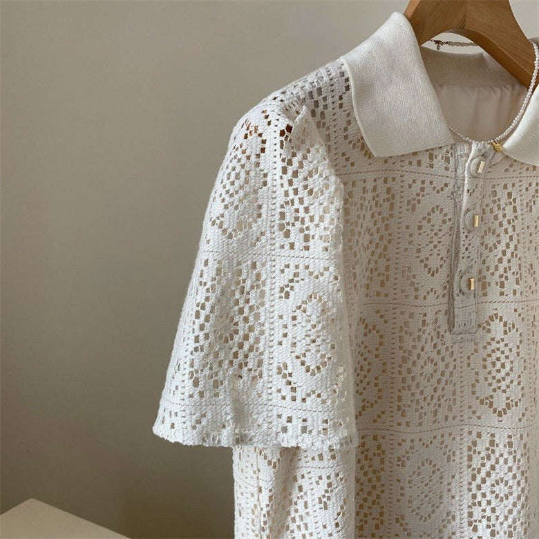 Fashion Hollow-out Crochet Lace Dress Women