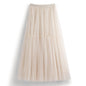 Swing Puffy High Waist Long Skirt