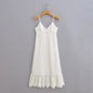 All-matching Hollow Embroidery Dress Women