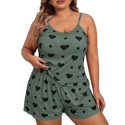 Plus Size Women's Pajamas Women's Four Seasons Homewear Camisole